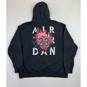 Jordan Hoodie Mens 2XL Black Air Jordan 23 Pullover AJ5 GFX DD5261-010